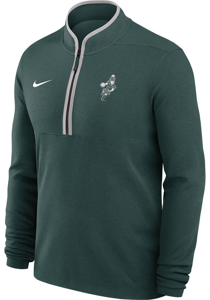 Nike Mens DARKGREEN Michigan State Spartans Sparty Playing