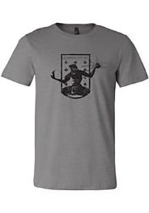 Detroit City FC Grey Crest Short Sleeve Fashion T Shirt