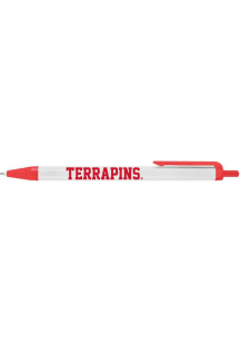 Red Maryland Terrapins Biz Click Stick Single Pen