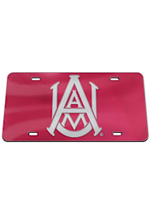 Alabama A&M Bulldogs Maroon Team Logo Car Accessory License Plate