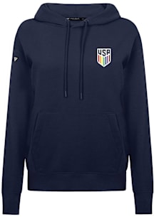 Levelwear USMNT Womens Navy Blue Adorn Core Pride 25 Hooded Sweatshirt