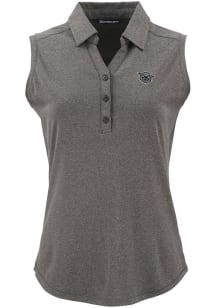 Womens Cincinnati Bearcats Black Cutter and Buck Vault Forge Eco Polo Shirt