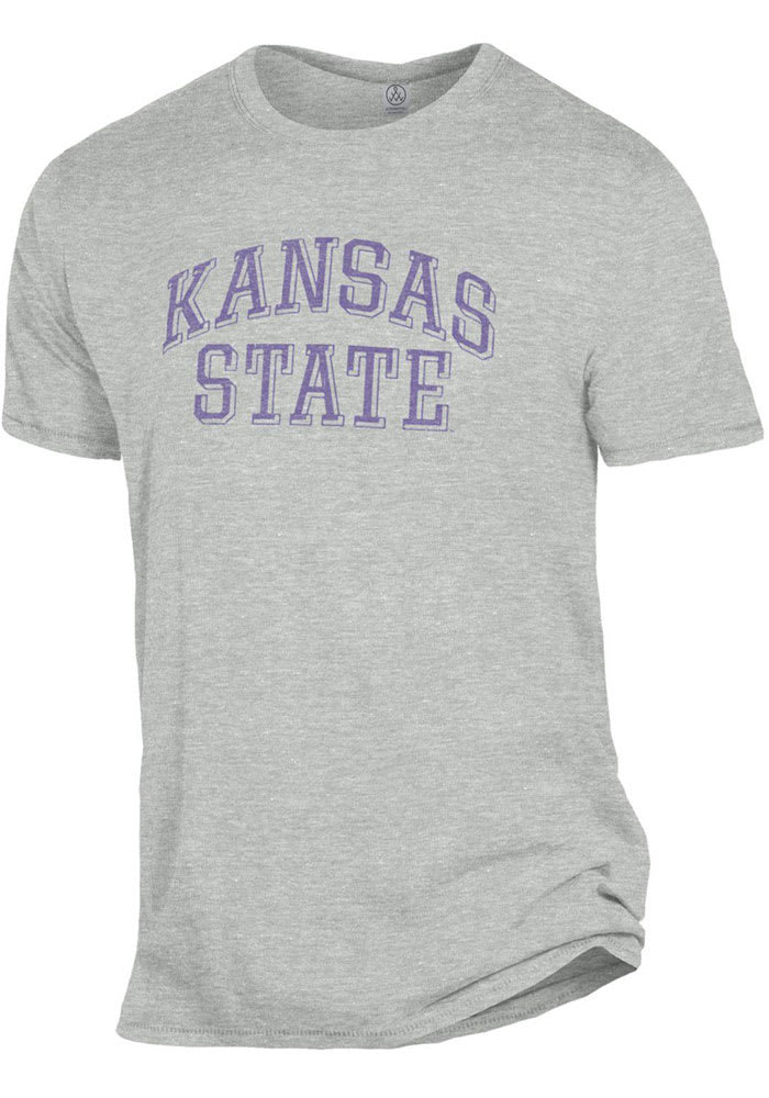 Alternative Apparel K-State Wildcats Silver Keeper Short Sleeve Fashion T Shirt