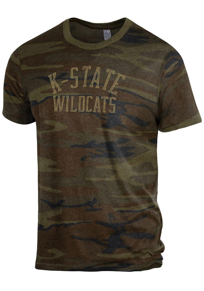 Alternative Apparel K-State Wildcats Green Eco Crew Short Sleeve Fashion T Shirt