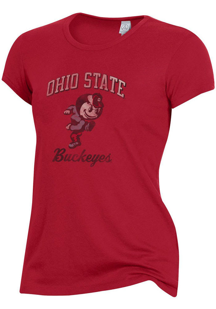 Alternative Apparel Ohio State Buckeyes Womens Red Keepsake Short Sleeve T-Shirt