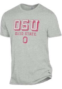 Alternative Apparel Ohio State Buckeyes Silver Keeper Short Sleeve Fashion T Shirt