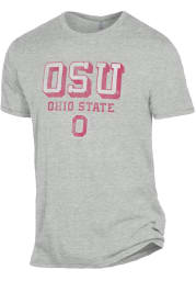Alternative Apparel Ohio State Buckeyes Silver Keeper Short Sleeve Fashion T Shirt