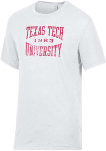 Alternative Apparel Texas Tech Red Raiders White Keeper Short Sleeve Fashion T Shirt