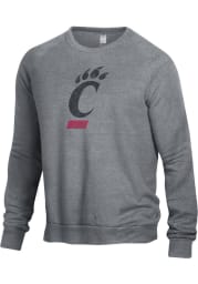 Alternative Apparel Cincinnati Bearcats Mens Grey Champ Long Sleeve Fashion Sweatshirt