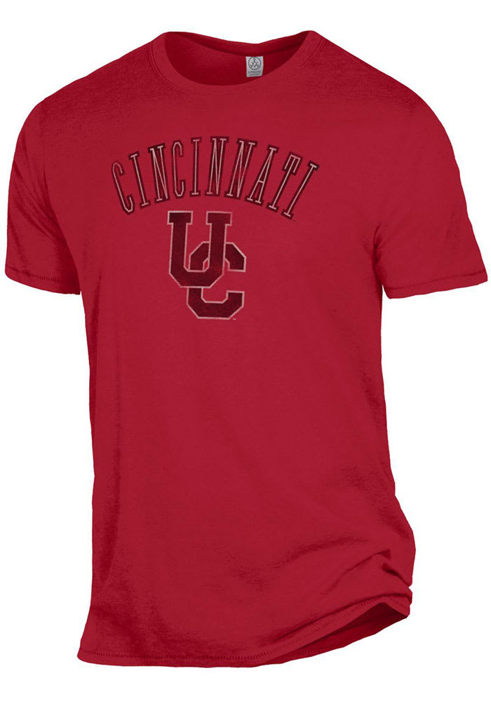 Alternative Apparel Cincinnati Bearcats Red Keeper Short Sleeve Fashion T Shirt