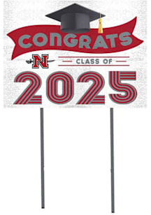 Nicholls State Colonels KH Sports Fan 18x24 Yard Sign with Stakes Class of 2025 Yard Sign - White