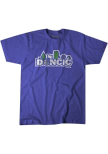 Luka Doncic Dallas Mavericks Blue Skyline Short Sleeve Fashion Player T Shirt