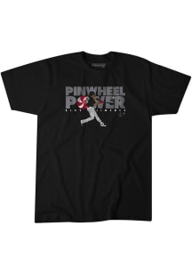 Eloy Jimenez Chicago White Sox Navy Blue Pinwheel Power Short Sleeve Fashion Player T Shirt