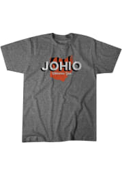 Joe Burrow Cincinnati Bengals Grey Johio Short Sleeve Fashion Player T Shirt