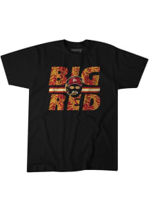 BreakingT Kansas City Black Big Red Short Sleeve Fashion T Shirt
