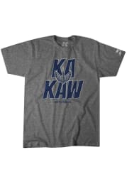 BreakingT St Louis Battlehawks Grey Ka Kaw Short Sleeve Fashion T Shirt