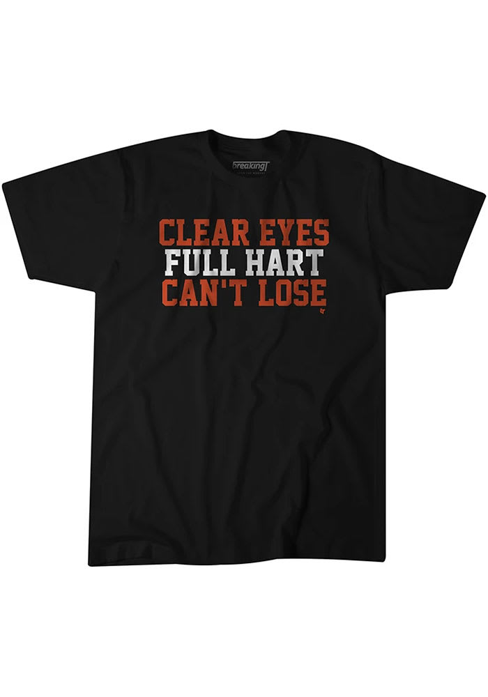 Carter Hart Philadelphia Flyers Black Clear Eyes Short Sleeve Fashion Player T Shirt