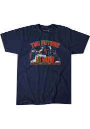BreakingT Detroit Tigers Navy Blue The Future Is Now Short Sleeve Fashion T Shirt