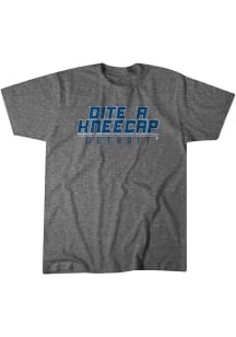 Dan Campbell Detroit Grey Bite A Kneecap Short Sleeve Fashion Player T Shirt