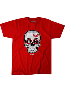 Travis Kelce Kansas City Red Kelce Sugar Skull Short Sleeve Fashion Player T Shirt