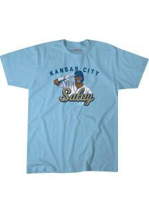 Salvador Perez Kansas City Royals Light Blue Salvy Salute Short Sleeve Fashion Player T Shirt