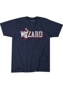 Ozzie Smith St Louis Cardinals Navy Blue The Wizard Short Sleeve Fashion Player T Shirt
