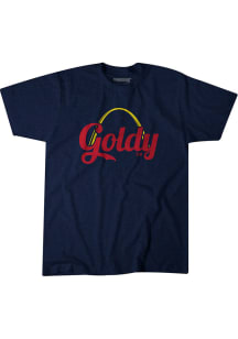 Paul Goldschmidt St Louis Cardinals Youth Navy Blue Goldy Arch Player Tee