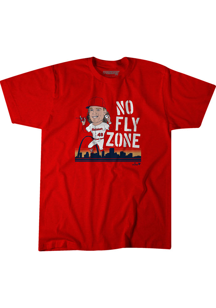 Harrison Bader St Louis Cardinals Red No Fly Zone Short Sleeve Fashion Player T Shirt