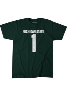 Jayden Reed Michigan State Spartans Green Football Short Sleeve Fashion Player T Shirt