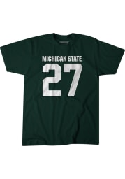 Cal Haladay Michigan State Spartans Green Haladay Short Sleeve Fashion Player T Shirt
