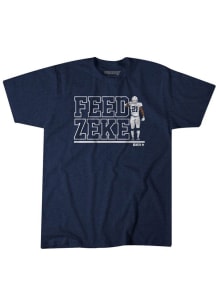 Ezekiel Elliott Dallas Cowboys Youth Navy Blue Feed Zeke Player Tee