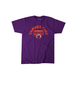 BreakingT Pittsburgh Maulers Purple HAMMER TIME Short Sleeve Fashion T Shirt