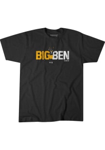 Ben Roethlisberger Pittsburgh Steelers Black One Last Time Short Sleeve Fashion Player T Shirt