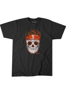 Joe Burrow Cincinnati Bengals Black Burrow Sugar Skull Short Sleeve Fashion Player T Shirt