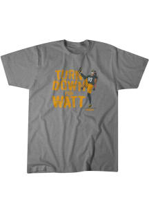 TJ Watt Pittsburgh Steelers Youth Grey Turn Down For Watt Player Tee