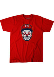 Nolan Arenado St Louis Cardinals Red Sugar Skull Short Sleeve Fashion Player T Shirt