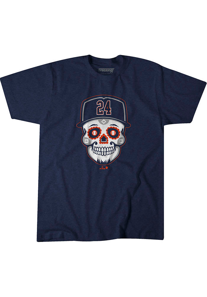 Miguel Cabrera Detroit Tigers Navy Blue Sugar Skull Short Sleeve Fashion Player T Shirt