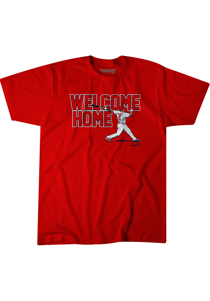 Majestic Albert Pujols St. Louis Cardinals Short Sleeve T Shirt