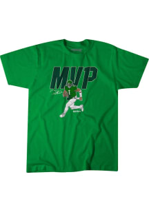 Jalen Hurts Philadelphia Eagles Kelly Green Hurts MVP Short Sleeve Fashion Player T Shirt