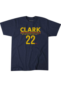 Caitlin Clark Indiana Fever Youth Navy Blue Name and Number Player Tee