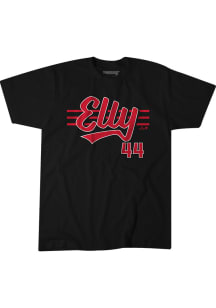 Elly De La Cruz Cincinnati Reds Black De La Cruz Cincinnati Script Short Sleeve Fashion Player T..