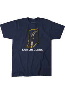 Caitlin Clark Indiana Fever Youth Navy Blue State Star Player Tee