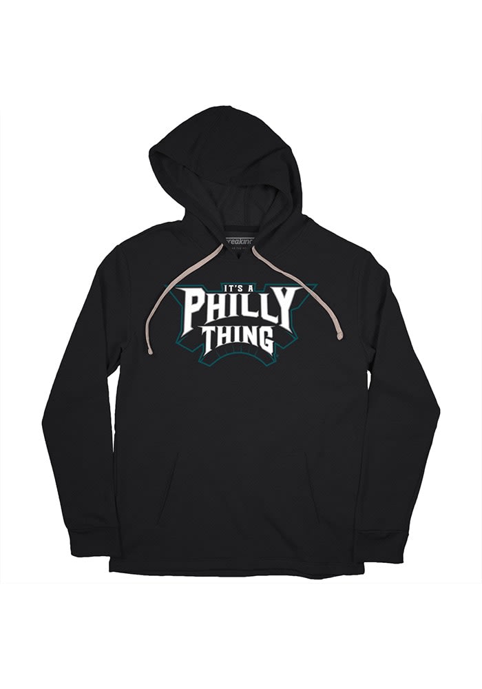 New Era Philadelphia Eagles Black Its A Philly Thing Short Sleeve T Shirt, Black, 100% Cotton, Size S, Rally House