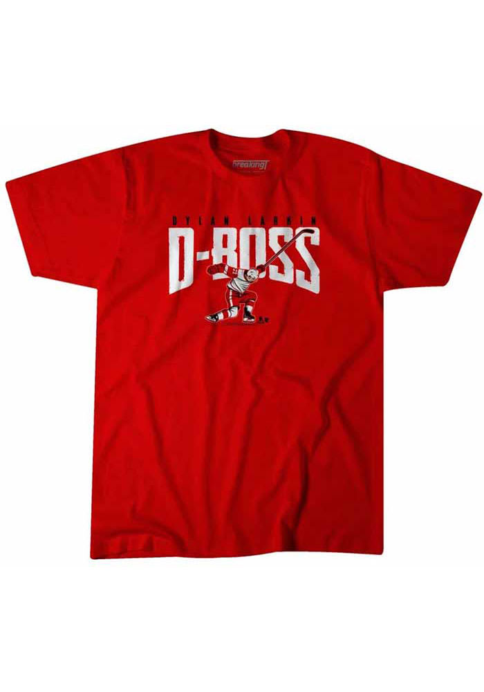 Dylan Larkin Detroit Red Wings Youth Red D-Boss Player Tee