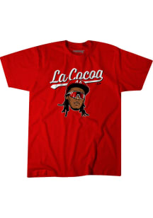 Elly De La Cruz Cincinnati Reds Red La Cocoa Short Sleeve Fashion Player T Shirt