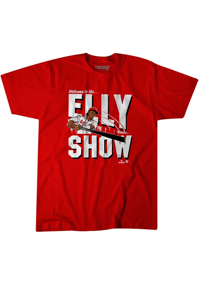 Rallyhouse Elly De La Cruz Cincinnati Reds Player Name Hoodie