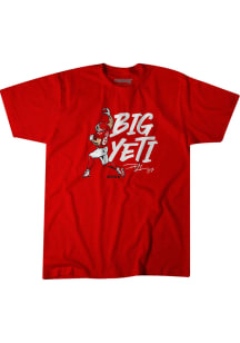 Travis Kelce Kansas City Chiefs Red Big Yeti Short Sleeve Fashion Player T Shirt