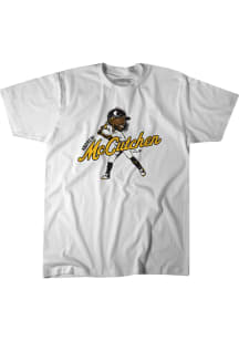 Andrew McCutchen Pittsburgh Pirates White Caricature Short Sleeve Fashion Player T Shirt