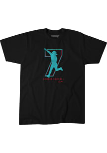 Corbin Carroll Arizona Diamondbacks Black Silhouette Short Sleeve Fashion Player T Shirt
