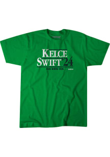 Jason Kelce Philadelphia Eagles Kelly Green Kelce Swift Short Sleeve Fashion Player T Shirt